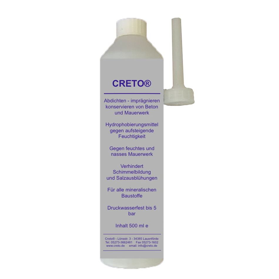 Creto®-Injektageflasche (Leerflasche)