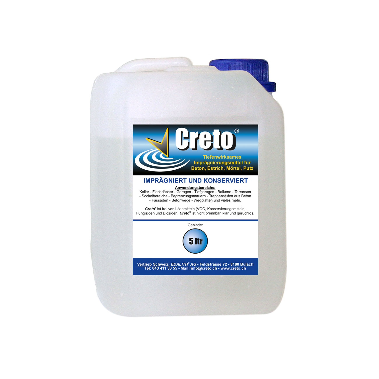 Creto®-Betonimprägnierungsmittel 5l